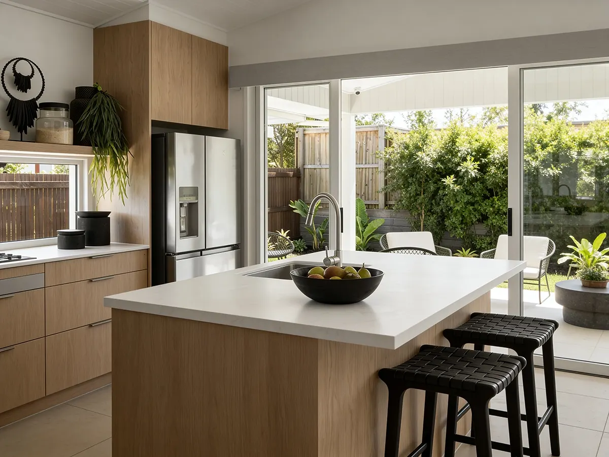 Bold Living interior — open kitchen
