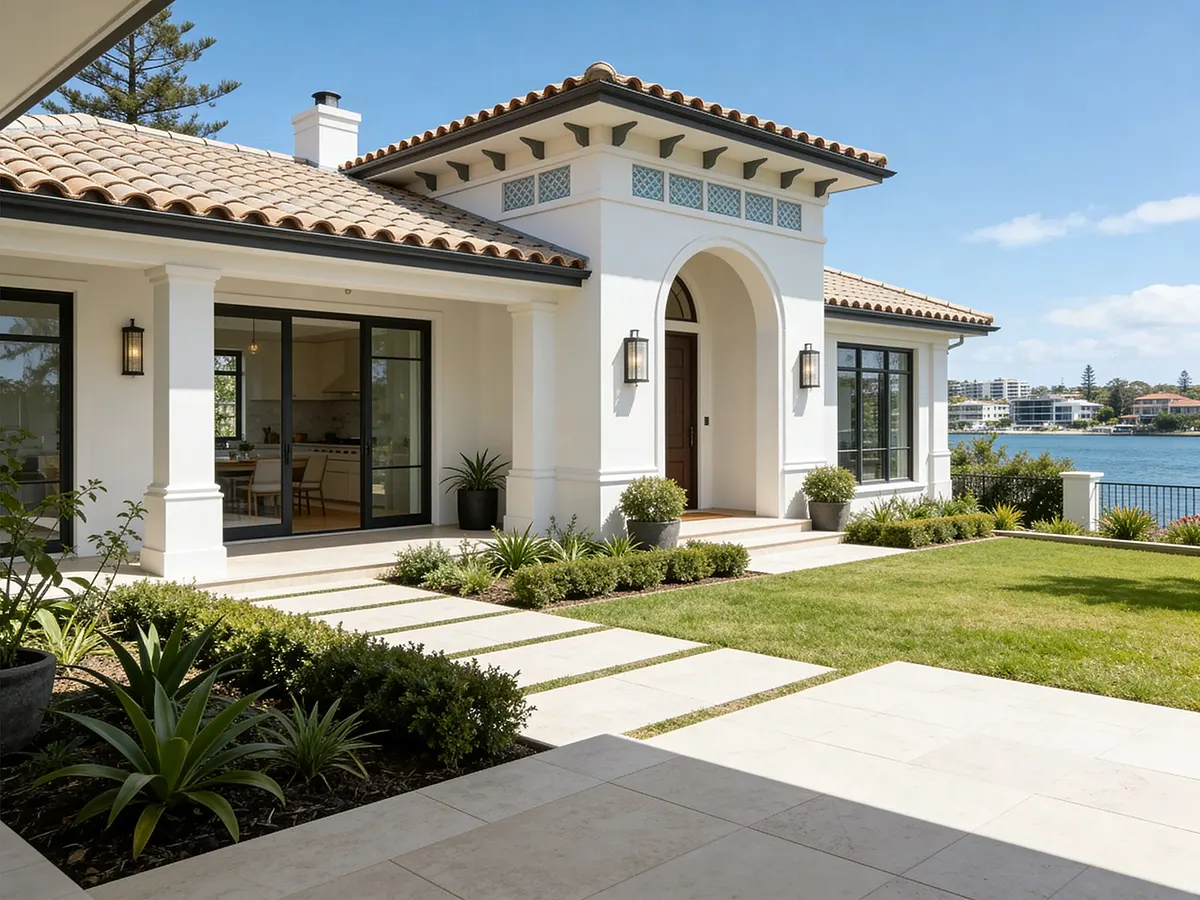 Architecturally designed waterfront home